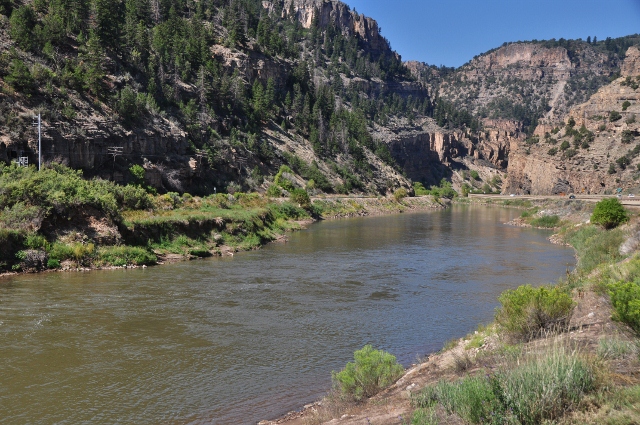 the Glenwood Canyon bike path
